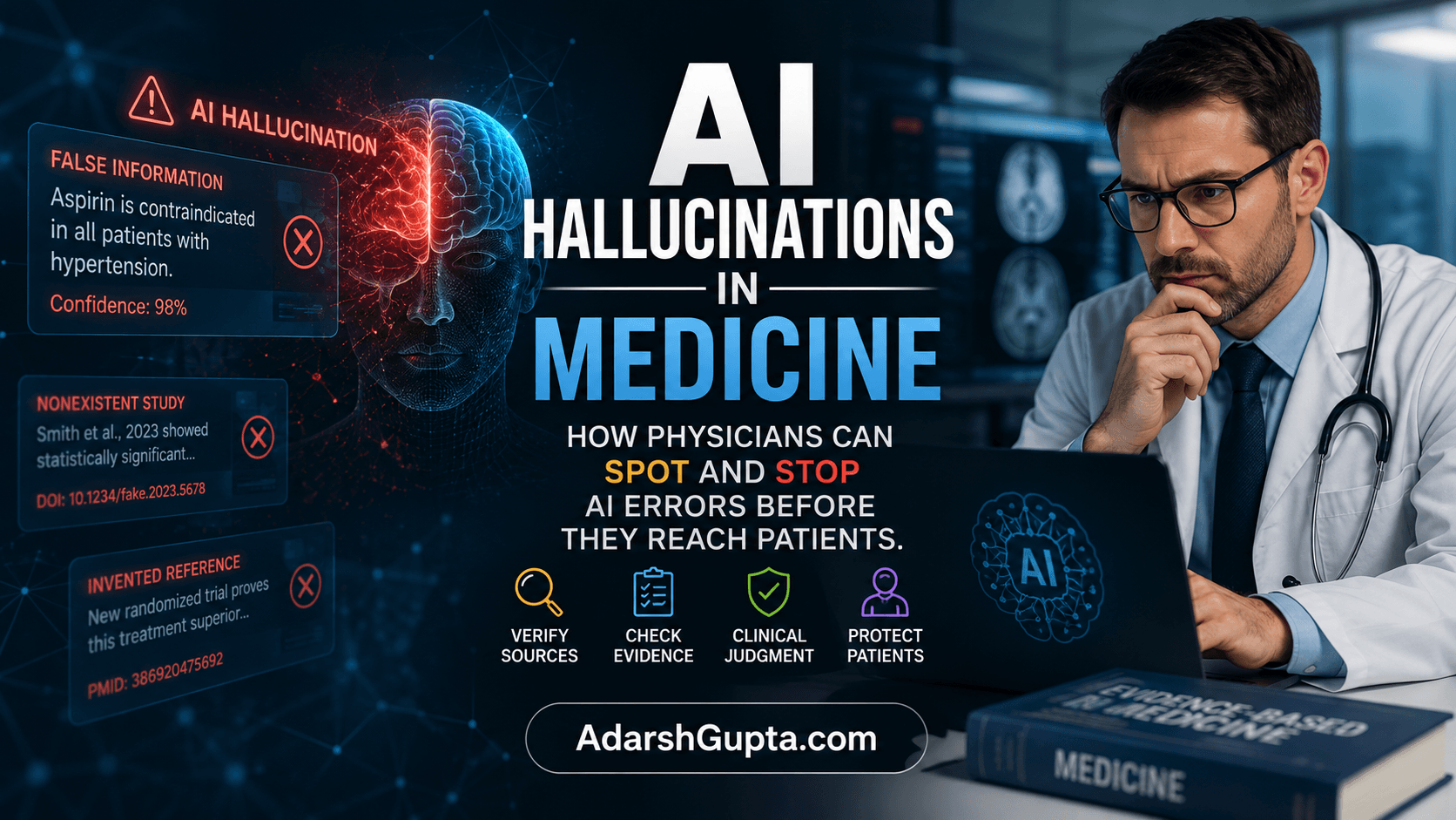 AI Hallucinations in Medicine: How Physicians Can Spot — and Stop — AI Errors Before They Reach Patients