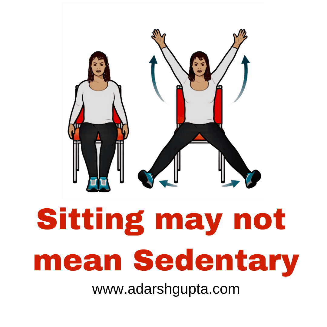 Sitting may not be mean sedentary! Learn how to reduce sedentary behavior.