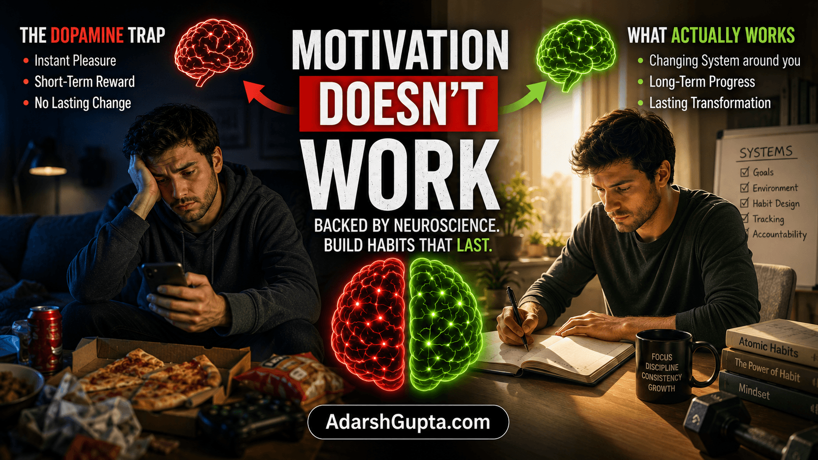 Why Motivation Doesn't Work: A Science-Based Explanation